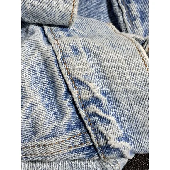 Levis S Vintage Denim Jacket Light Wash 100% Cotton Made In USA 1978 - Picture 13 of 13